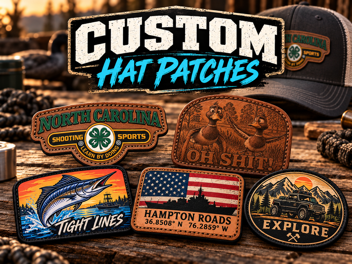 Custom hat patch examples